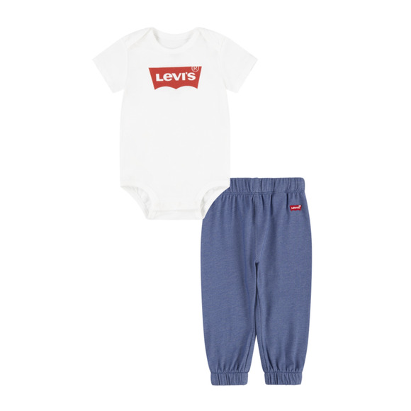 Levi's Baby Boys 2-pc Bodysuit Set White Multi Size 18M - Picture 1 of 1